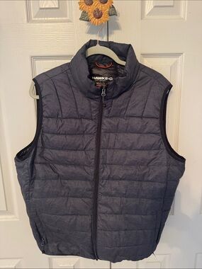 Hawke & Co Quilted Puffer Vest in Charcoal